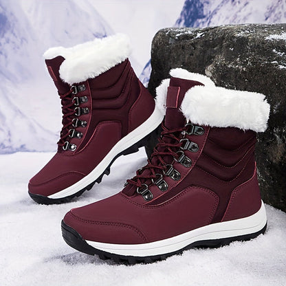 High-quality thermal hiking boots for women