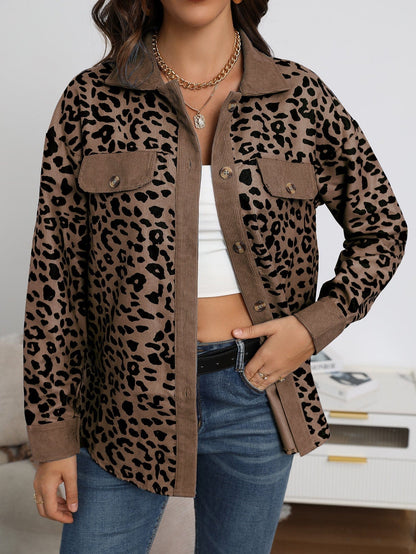 Leopard jacket for women