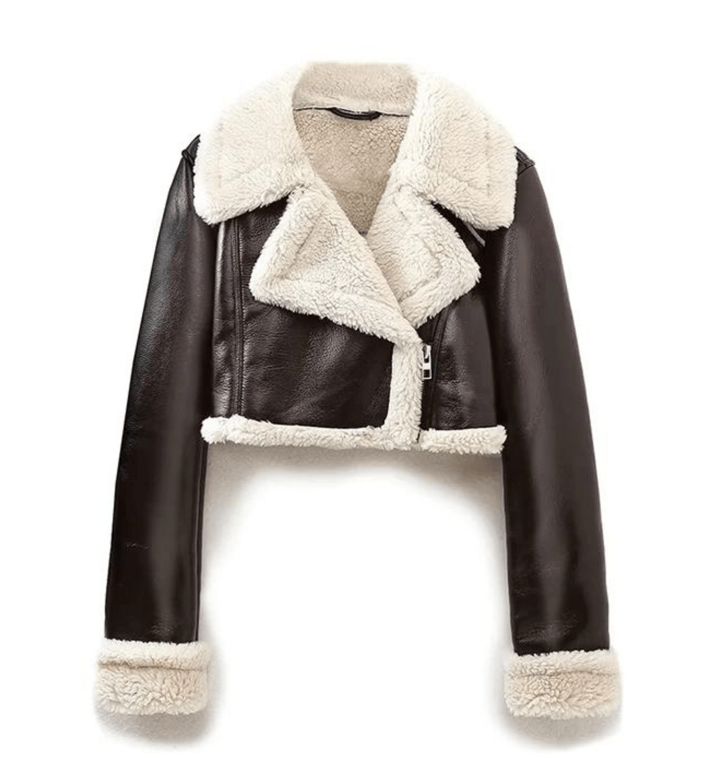 Top leather teddy jacket - Olympie