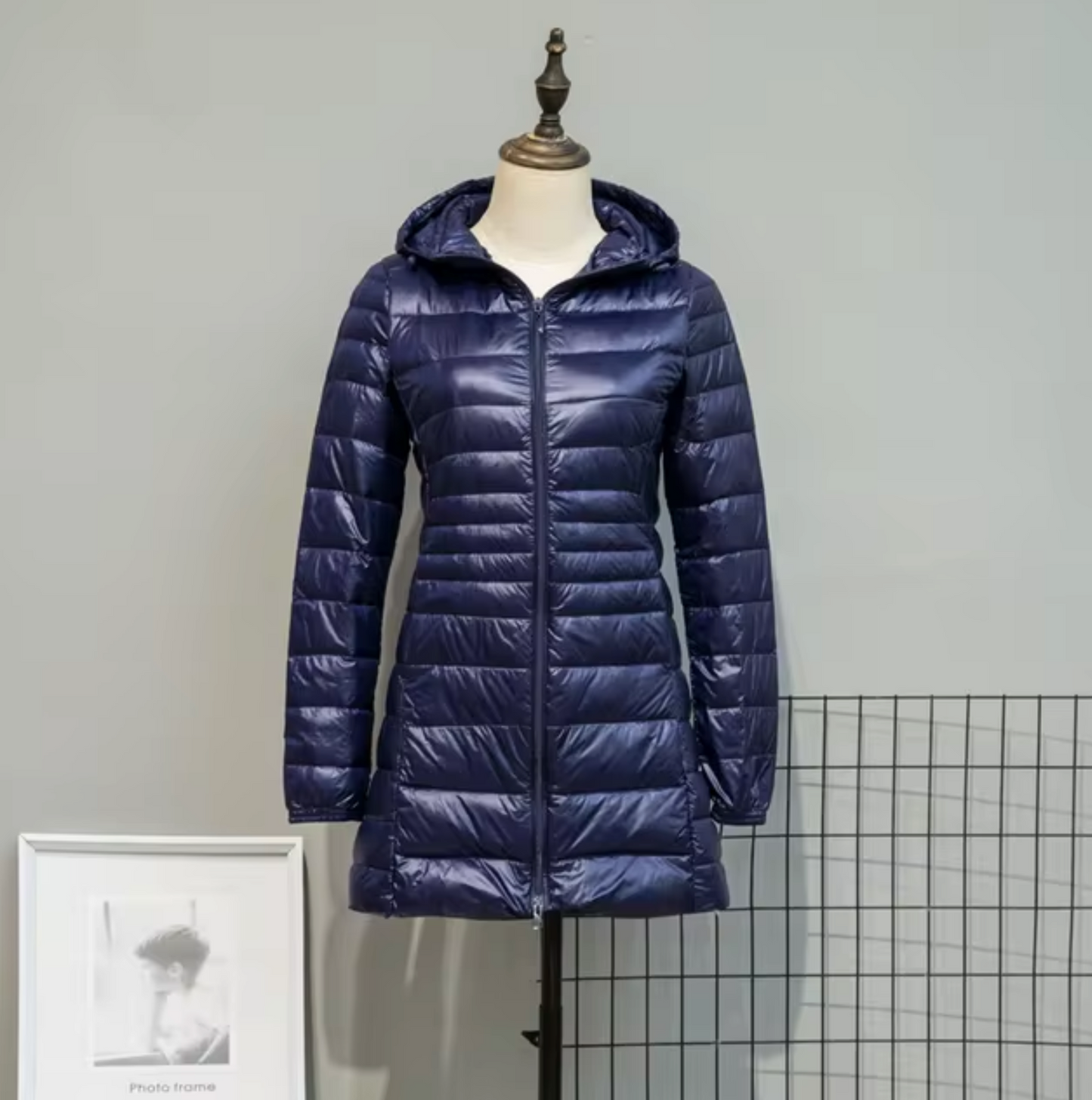 - Puffer coat with hood