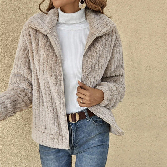 Yaraya Coat | Casual Warm Plush Coat