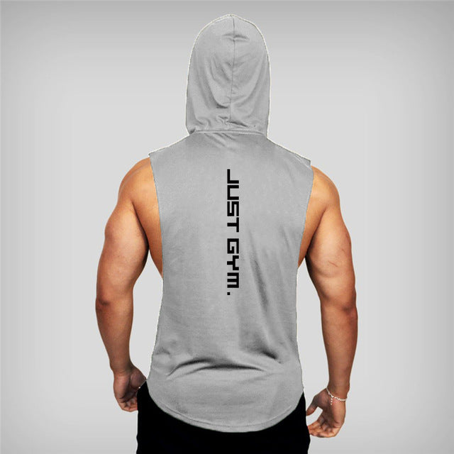 Sporty hoodie tank top