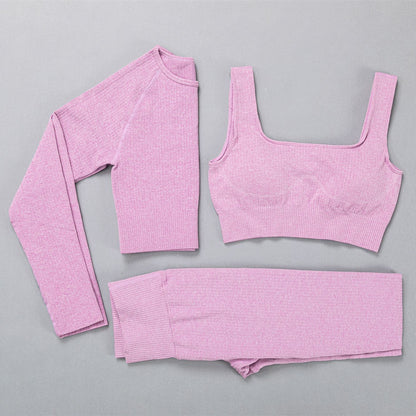 Yoga Jacquard High-stretch suit sets