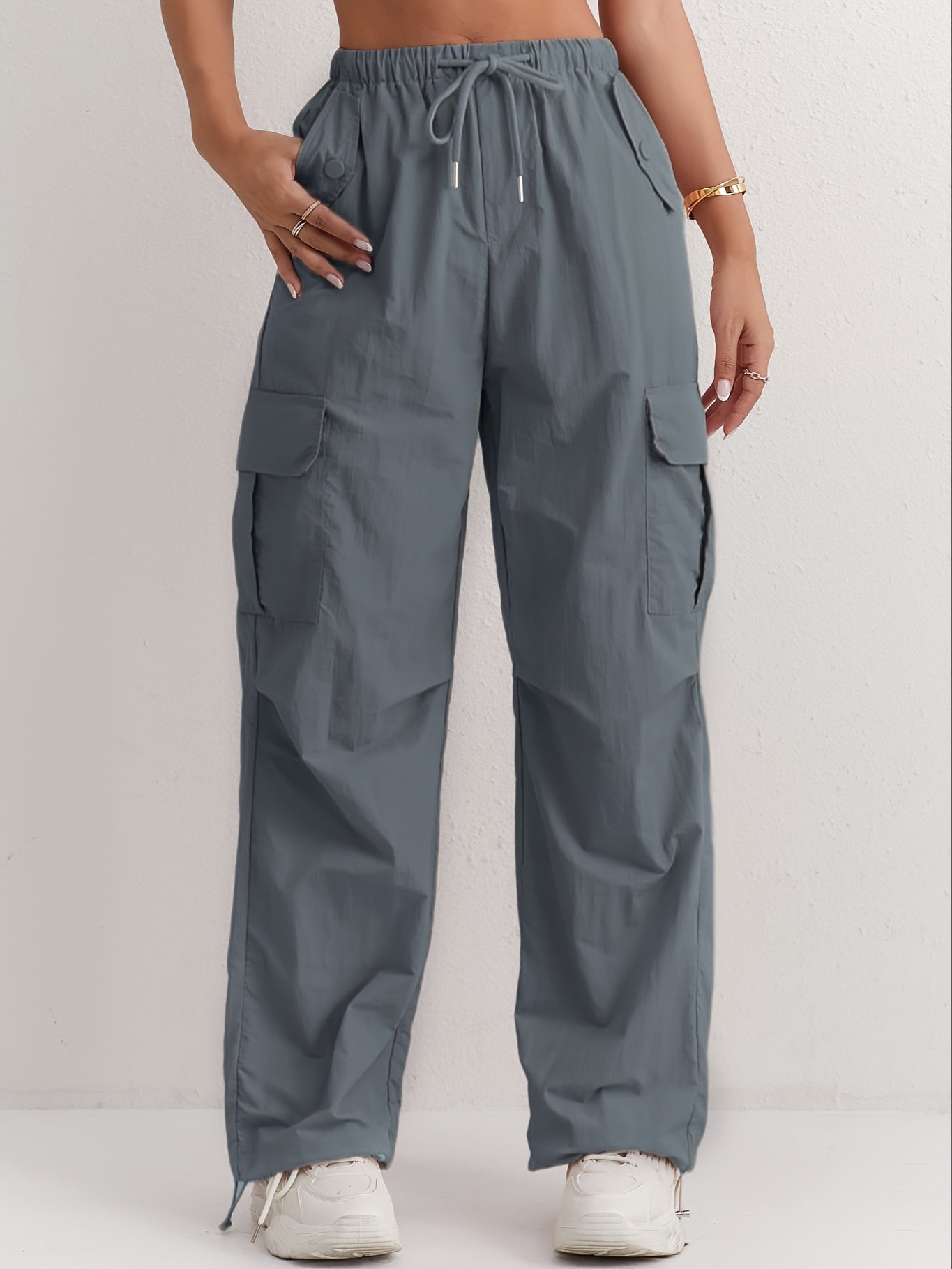 Solène - Stylish and Comfortable Pink Cargo Pants for Women