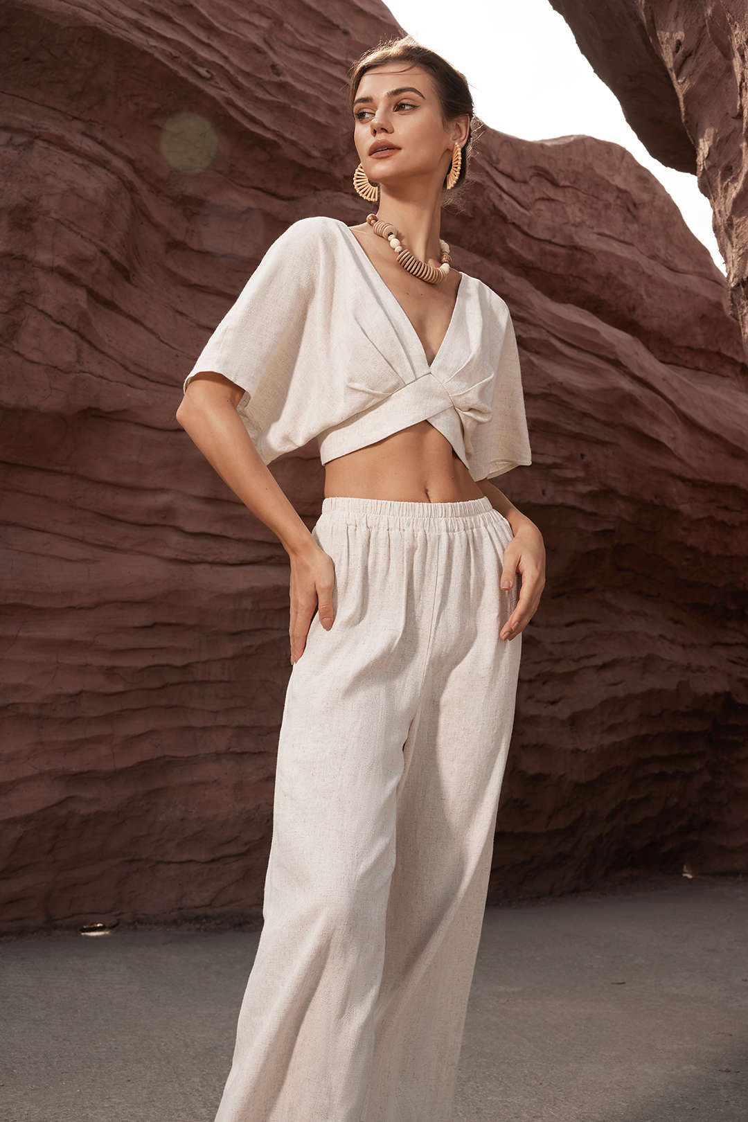 Aurélia - Summer pants in linen