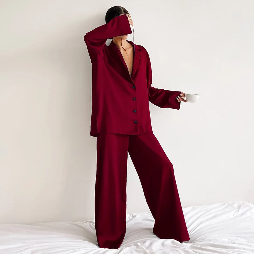 Silky elegance oversized pyjama set - Belen