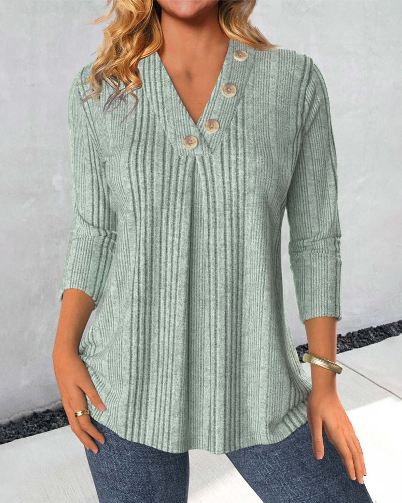 Fanny - Elegant green blouse