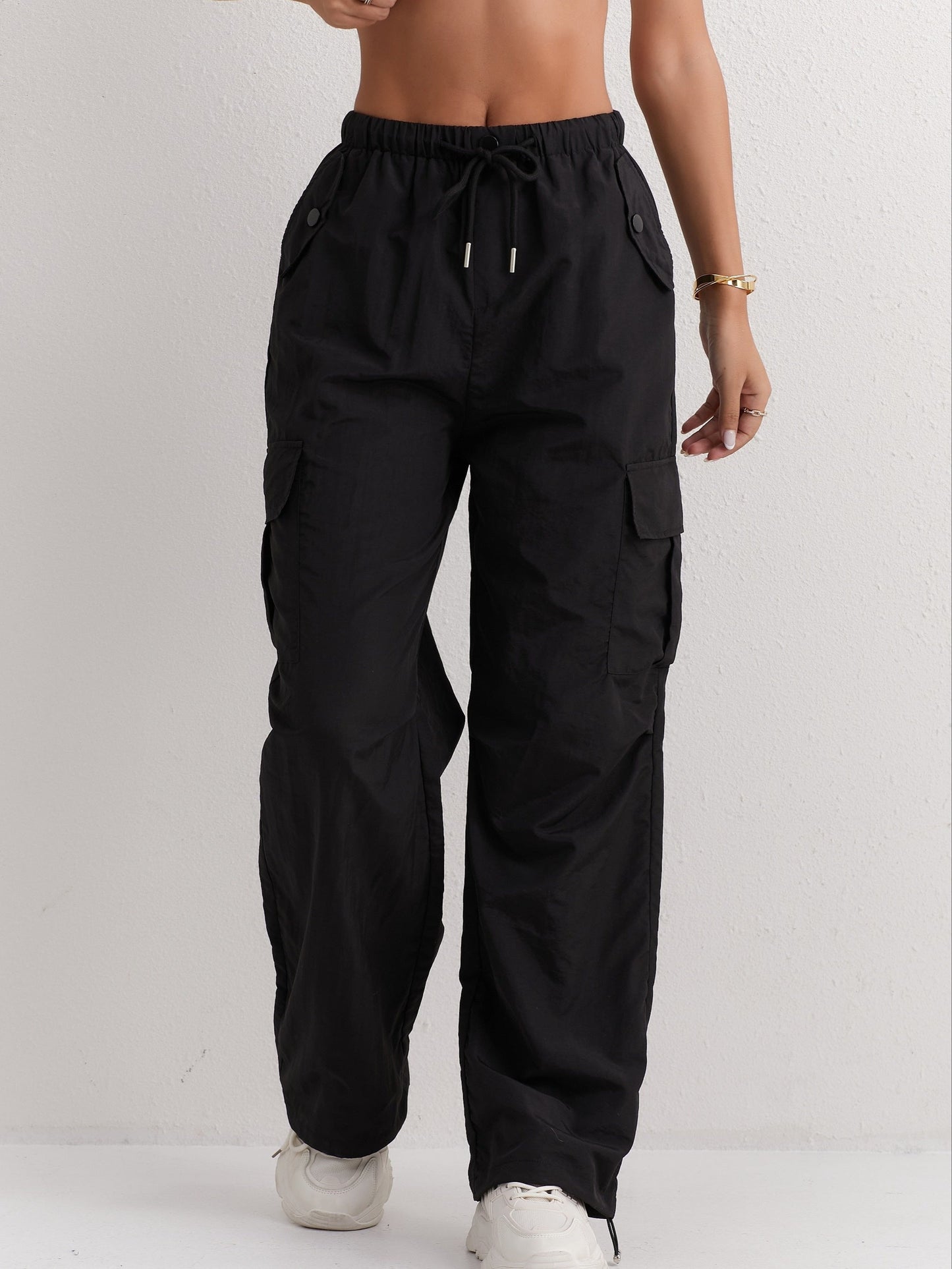 Solène - Stylish and Comfortable Pink Cargo Pants for Women