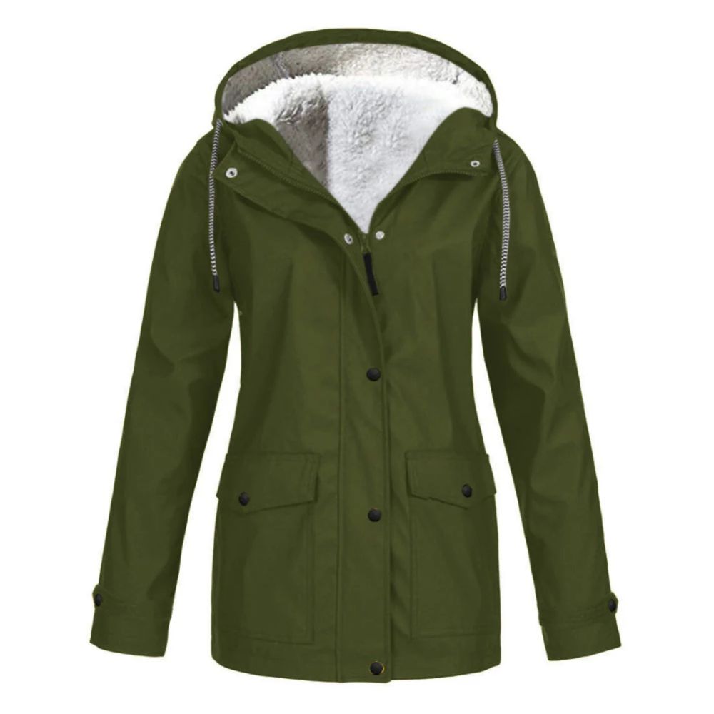 Women's winter jacket with fleece lining - Linda