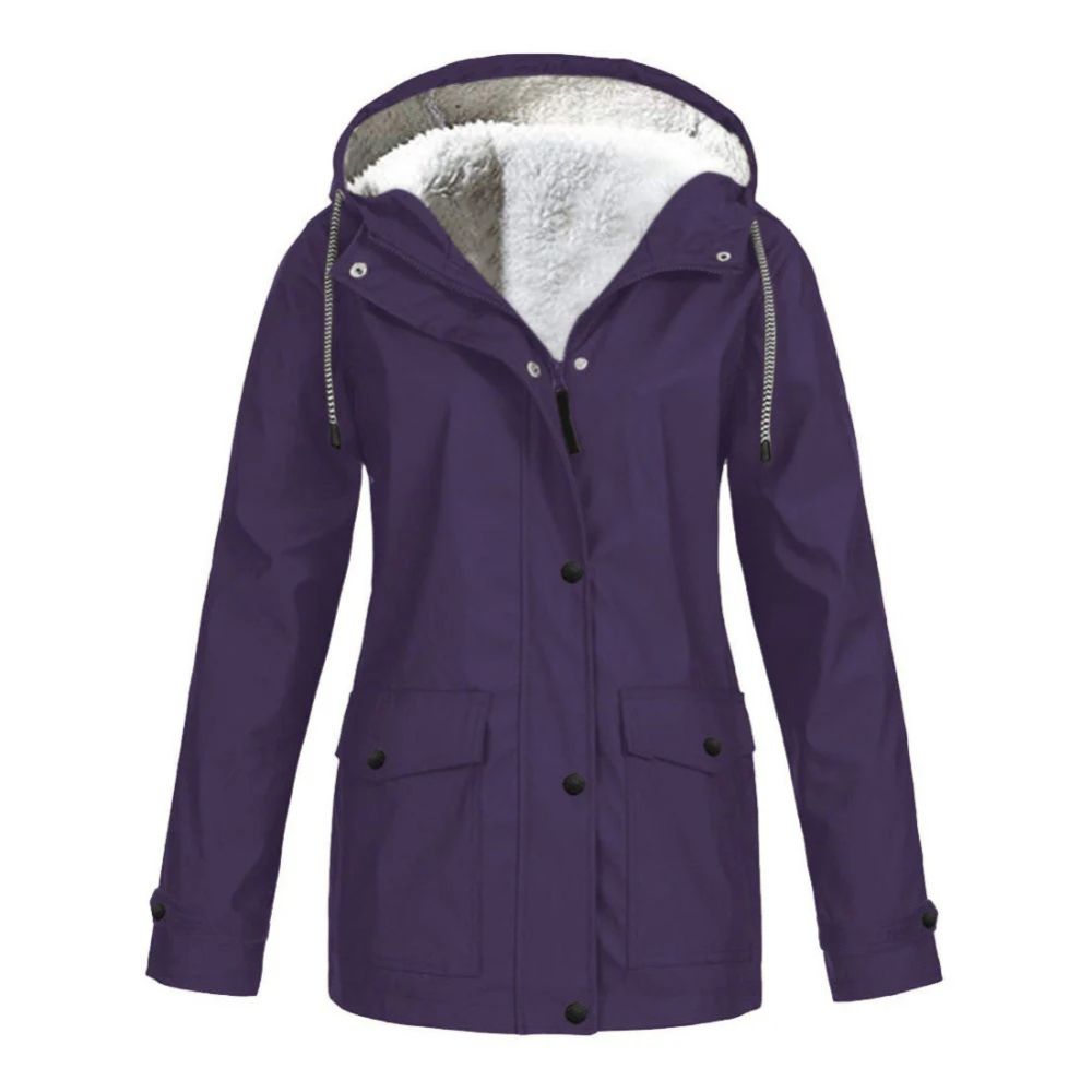 Women's winter jacket with fleece lining - Linda