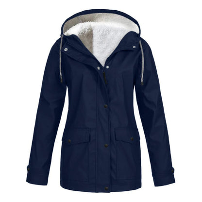 Women's winter jacket with fleece lining - Linda