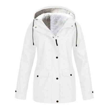 Women's winter jacket with fleece lining - Linda