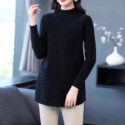 Women's Long Sweater with Pockets | Mimi Sweater