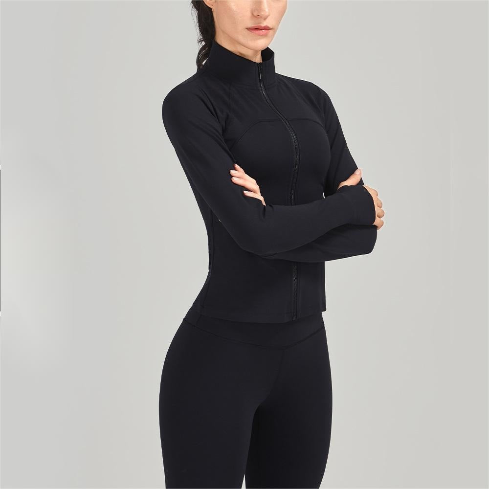 Jess-Mode | Sporty yoga jacket with zipper