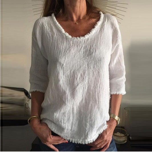 VALERIE | Relaxed linen top