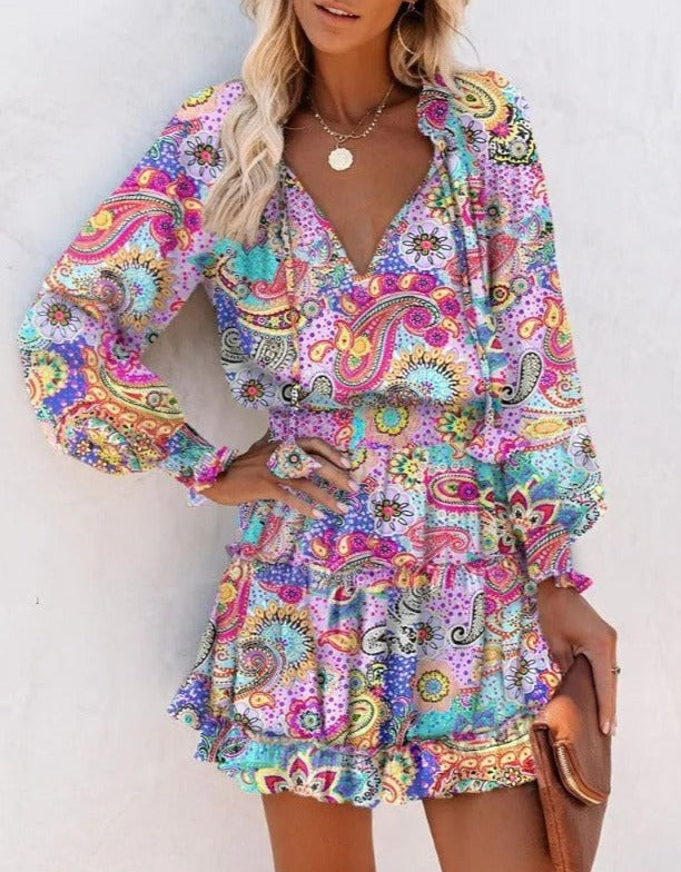 Bertha - long-sleeved summer dress