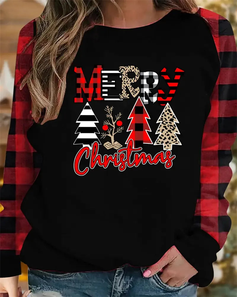 Jess | Christmas sweater with round neckline