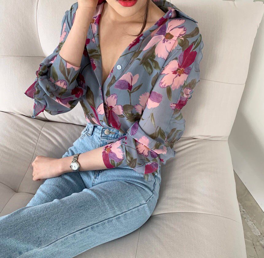 LANA - Floral blouse