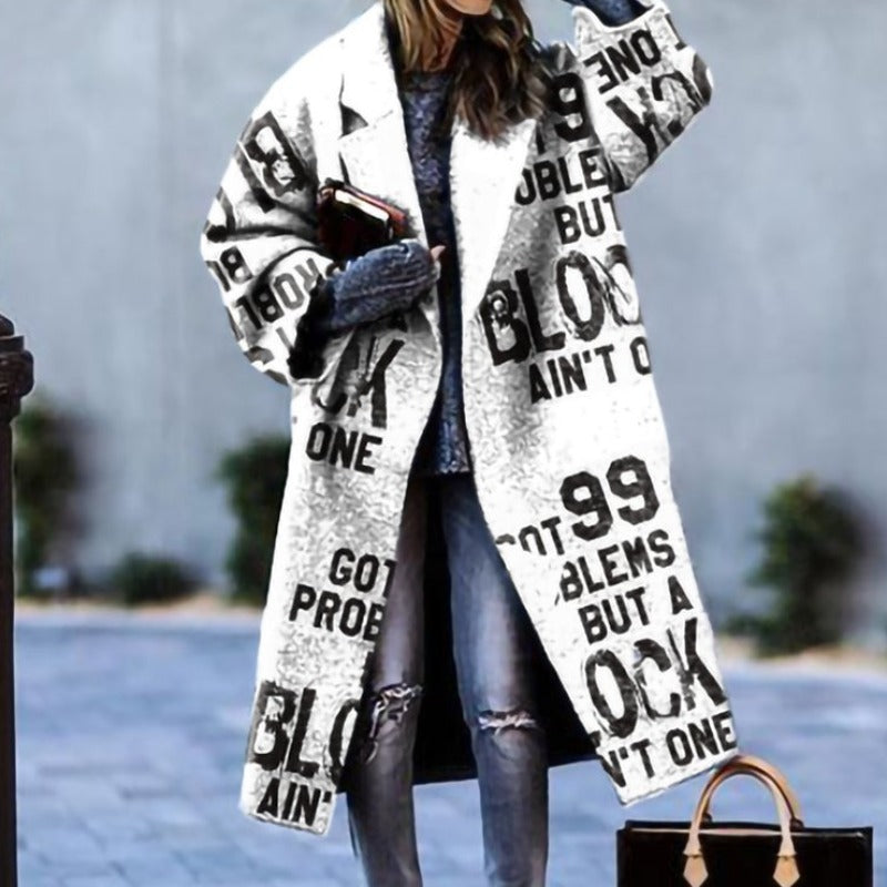 Elegant, warm wool coat