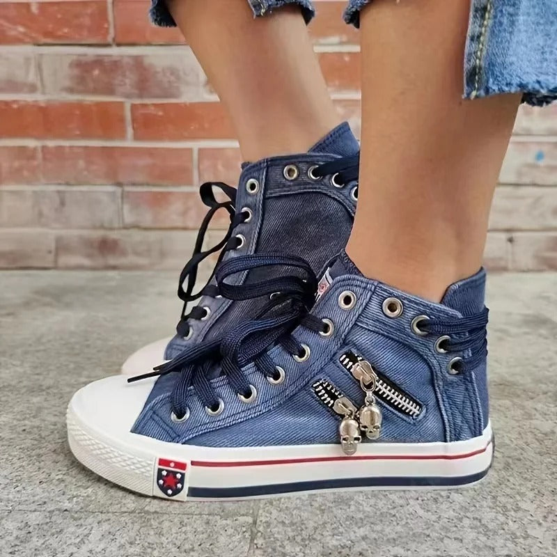 High-top comfortable fashion classic platform casual trainers