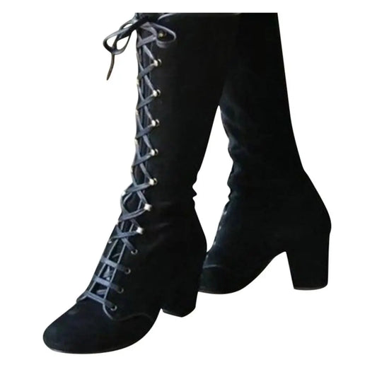 Pointed Knee High Boots | Black - Fashionable and Elegant - Perfect for Any Occasion