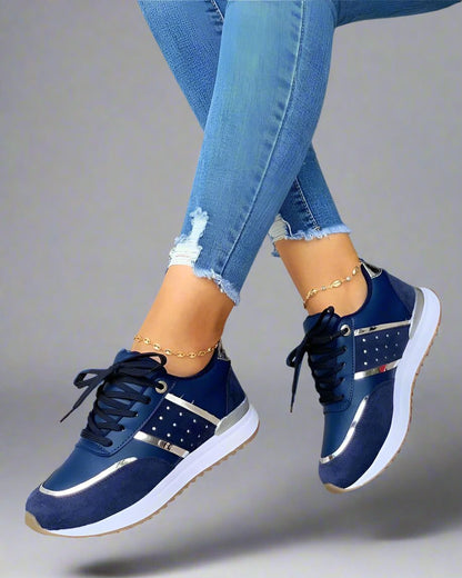 Diamanda Sneakers | Comfortable & Stylish with Color Accent |.