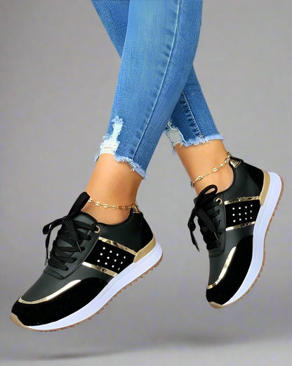 Diamanda Sneakers | Comfortable & Stylish with Color Accent |.