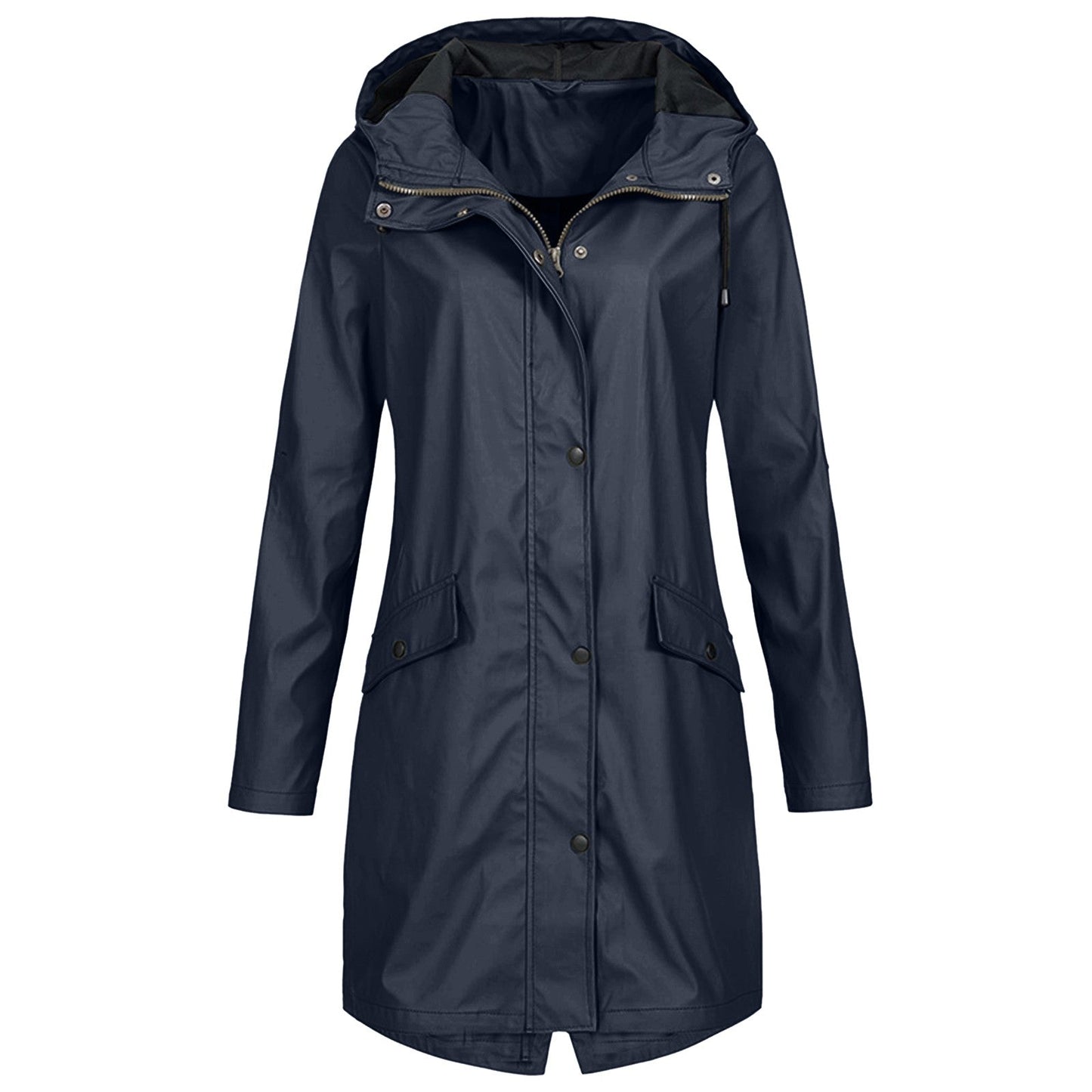 Stylish windproof women's raincoat - Rieka