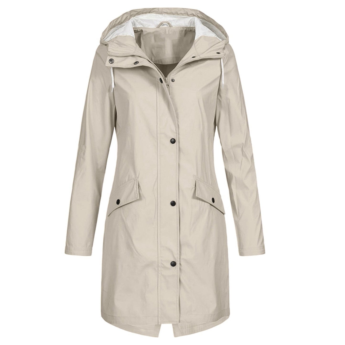 Stylish windproof women's raincoat - Rieka