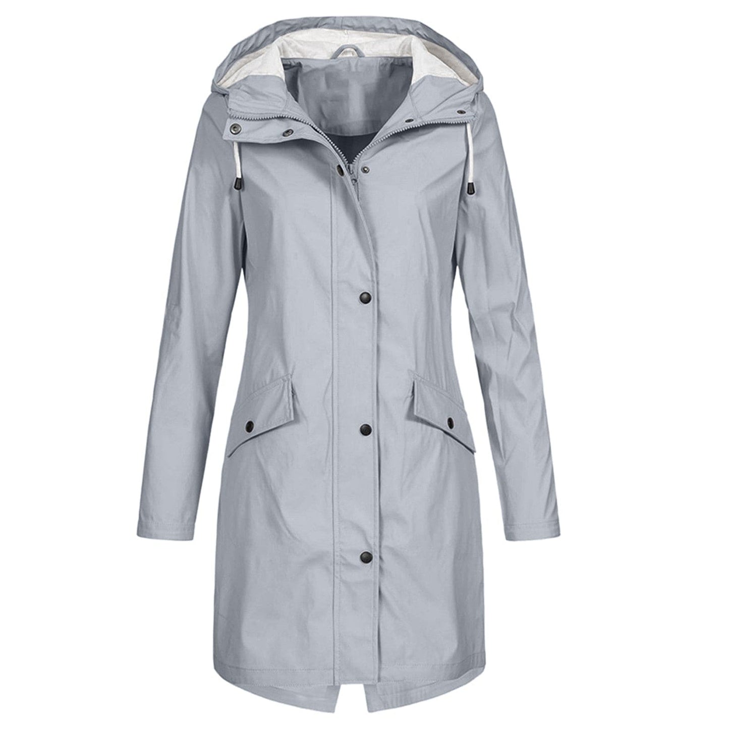 Stylish windproof women's raincoat - Rieka