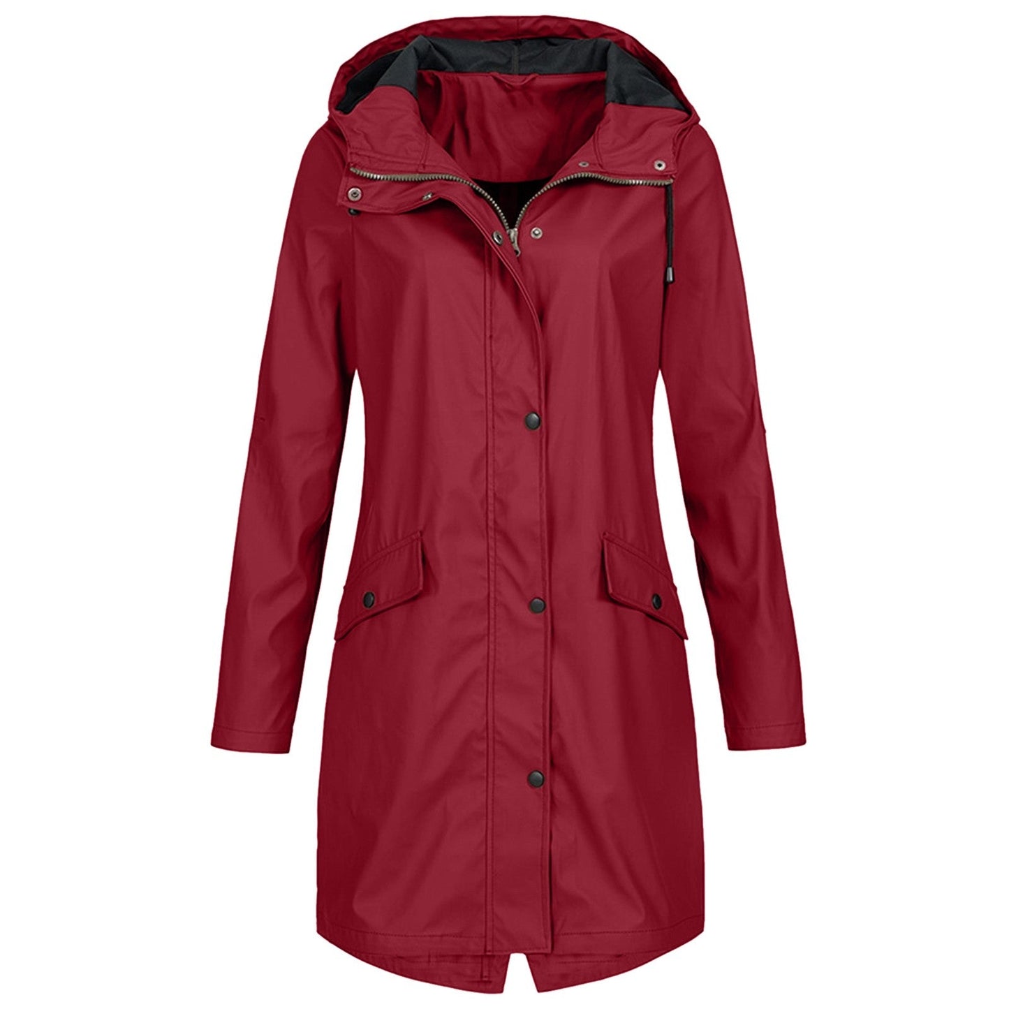 Stylish windproof women's raincoat - Rieka