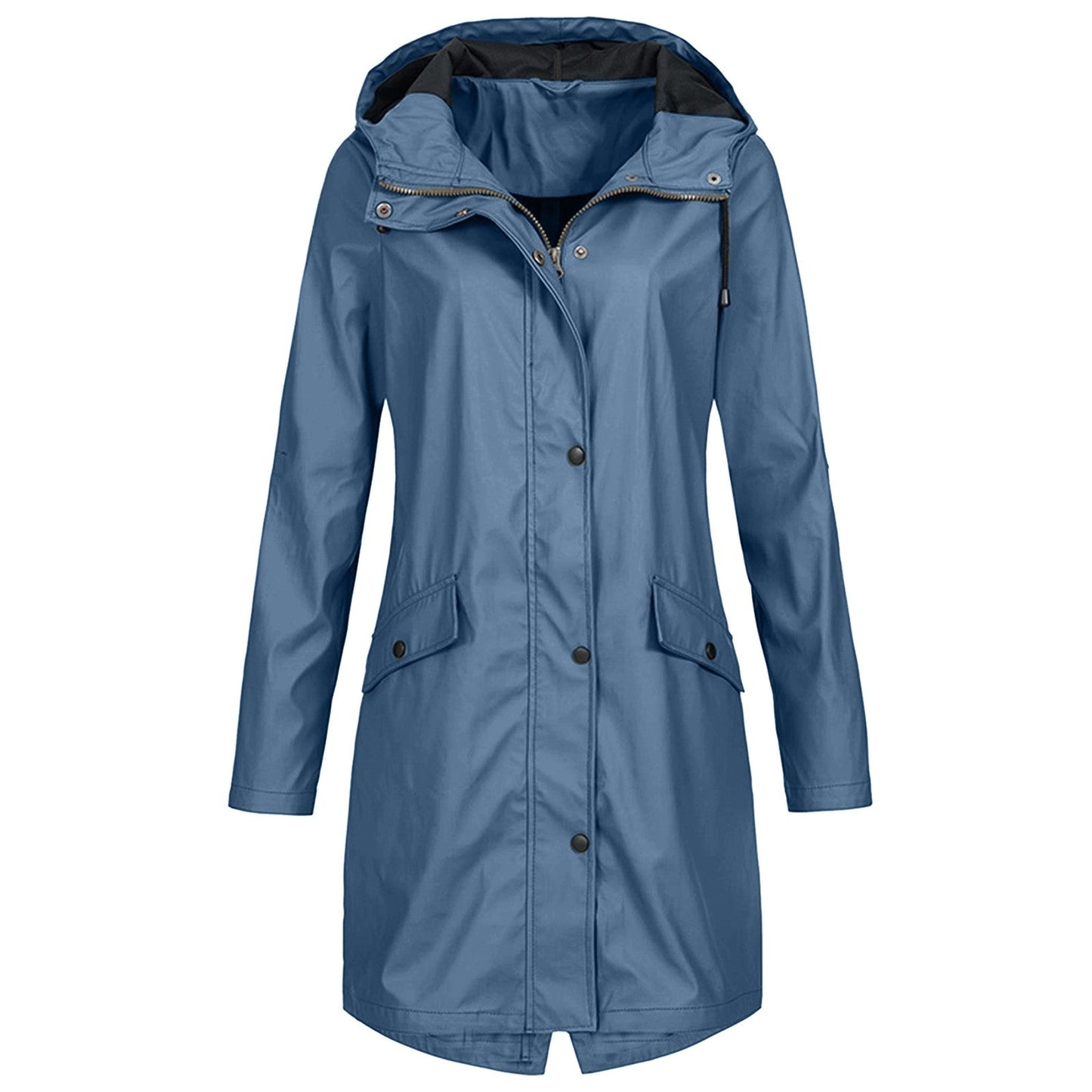 Stylish windproof women's raincoat - Rieka