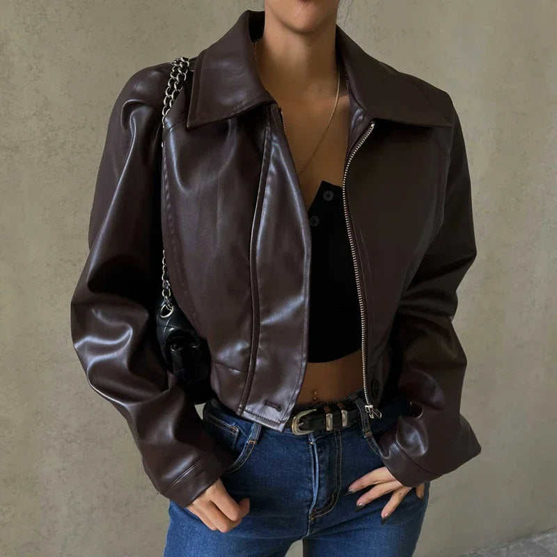 Brown jacket for women