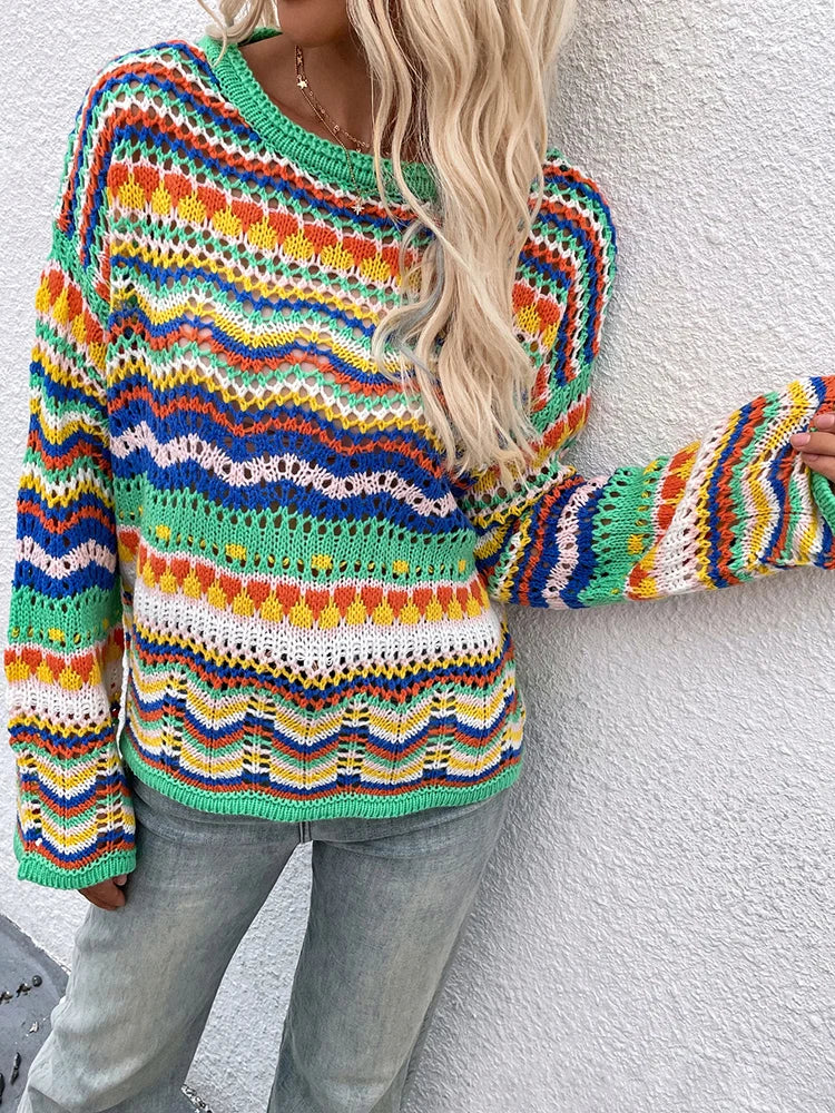 Ladies crochet sweater