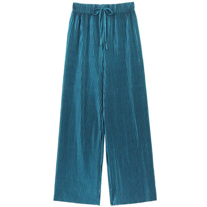 Thérèse - Pleated wide-leg pants for summer