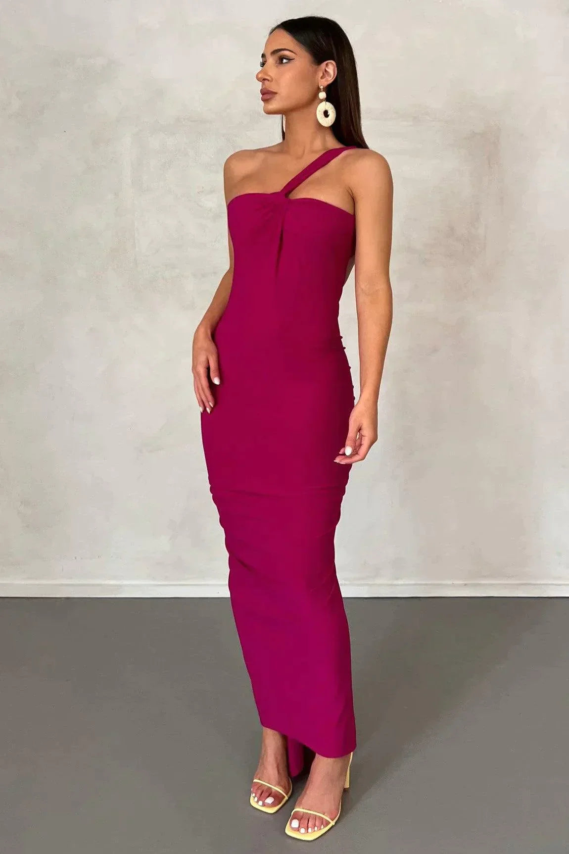 Celeste - Sexy maxi dress with no back