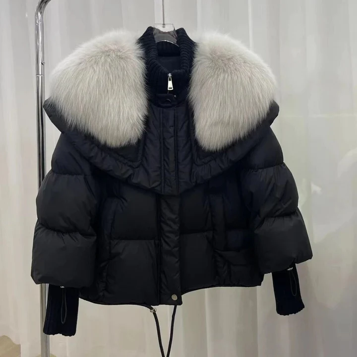 Warm winter fur jacket for women - Lien