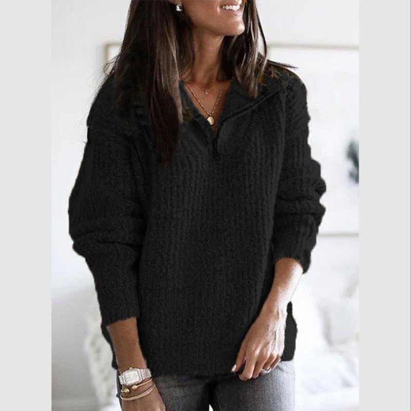 Ella - Women's Fall Wool Knit Sweater