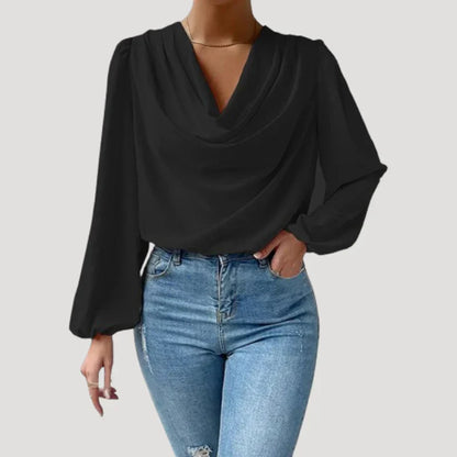 Wolspire™ | V-neck blouse