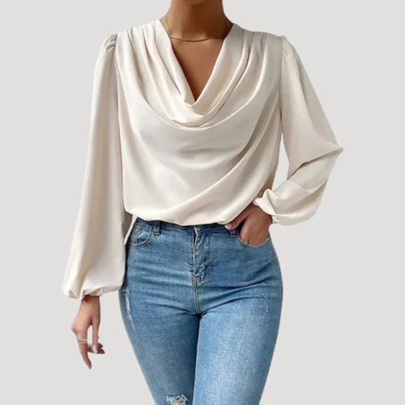 Wolspire™ | V-neck blouse