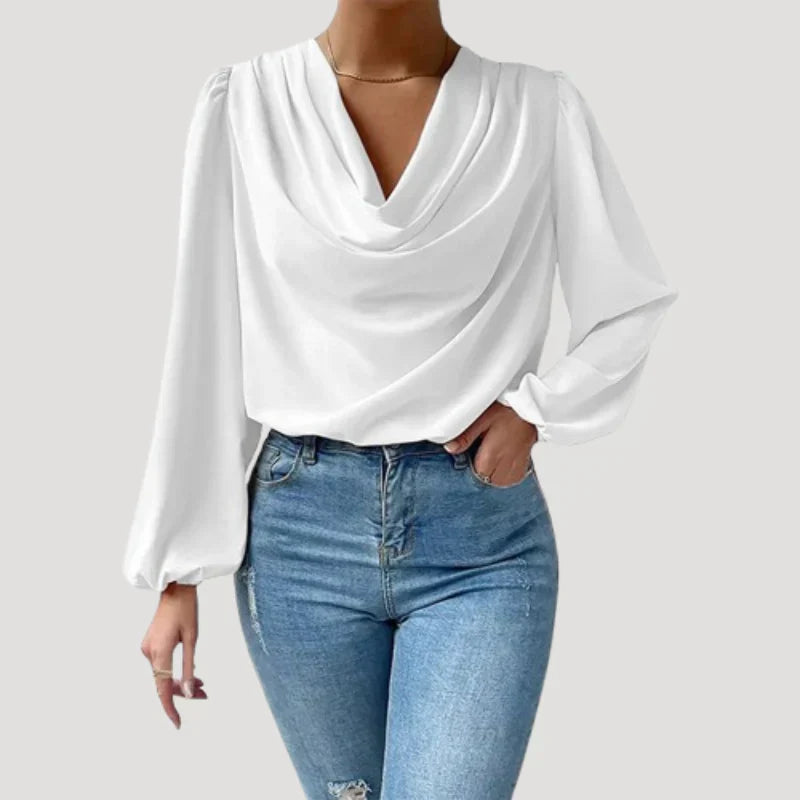 Wolspire™ | V-neck blouse