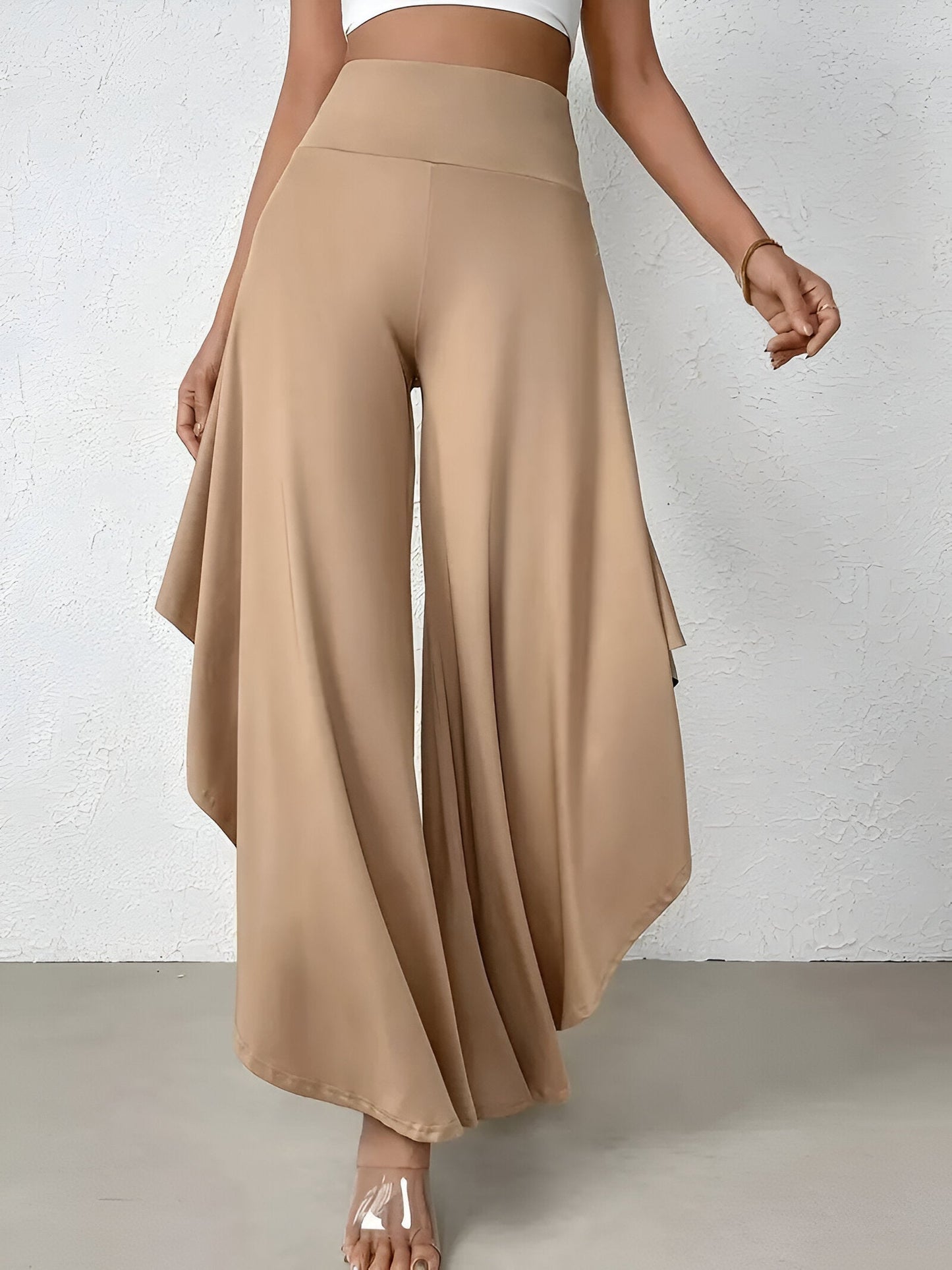 Daniella | Asymmetrical shirt wide pants