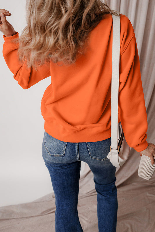 Jozina | Classic and simple plain fleece jumper