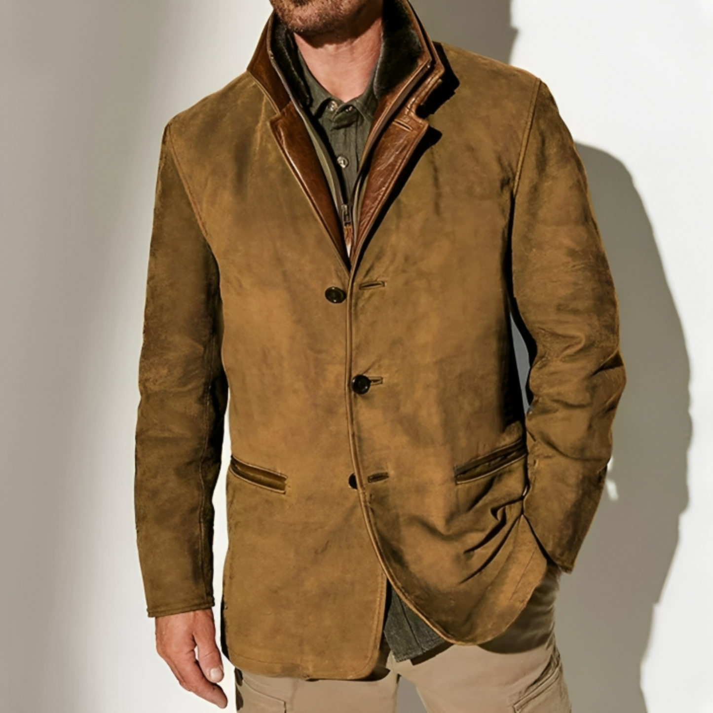 Ronnie - Jacket - Elegant - Trendy - Ideal for fall / winter for men