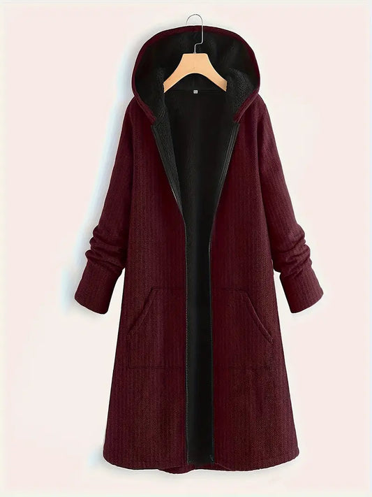 Women's long warm coat