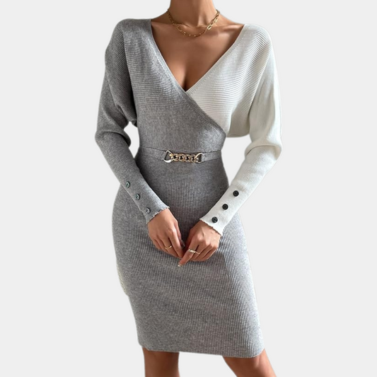 ELIANE - Stylish Knitted Dress for Ladies