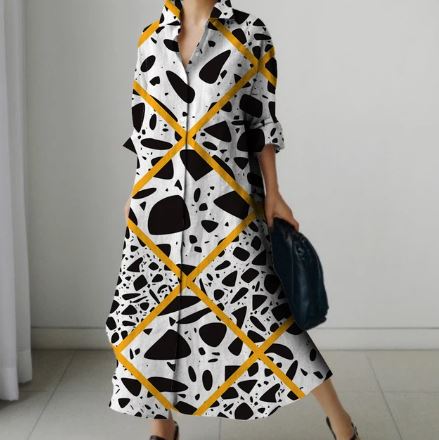 Martha - Elegant shirt dress for women