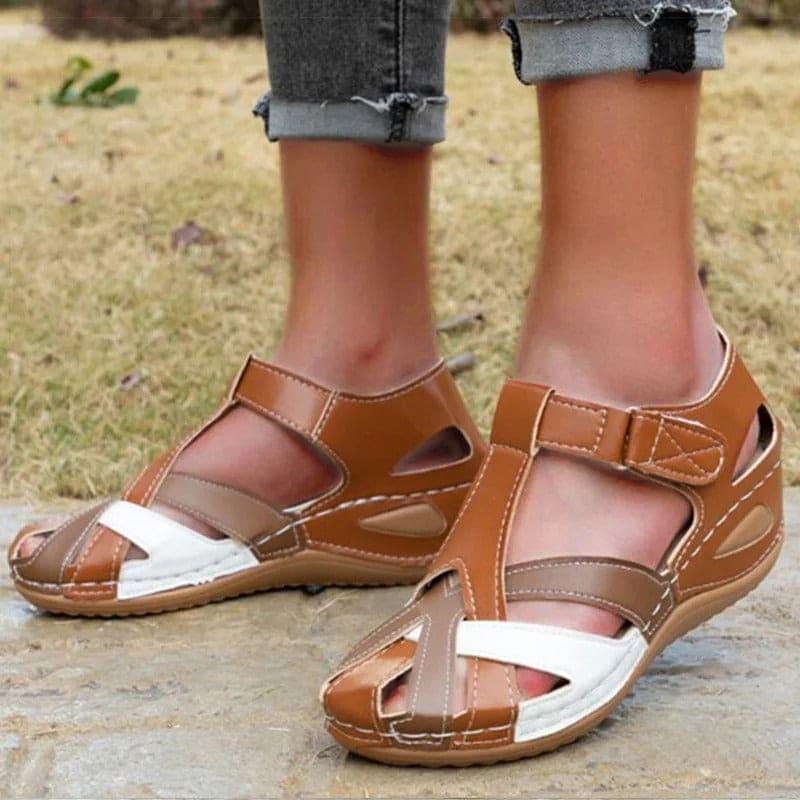 Edwina Sandals | Stylish Leather Summer Sandals