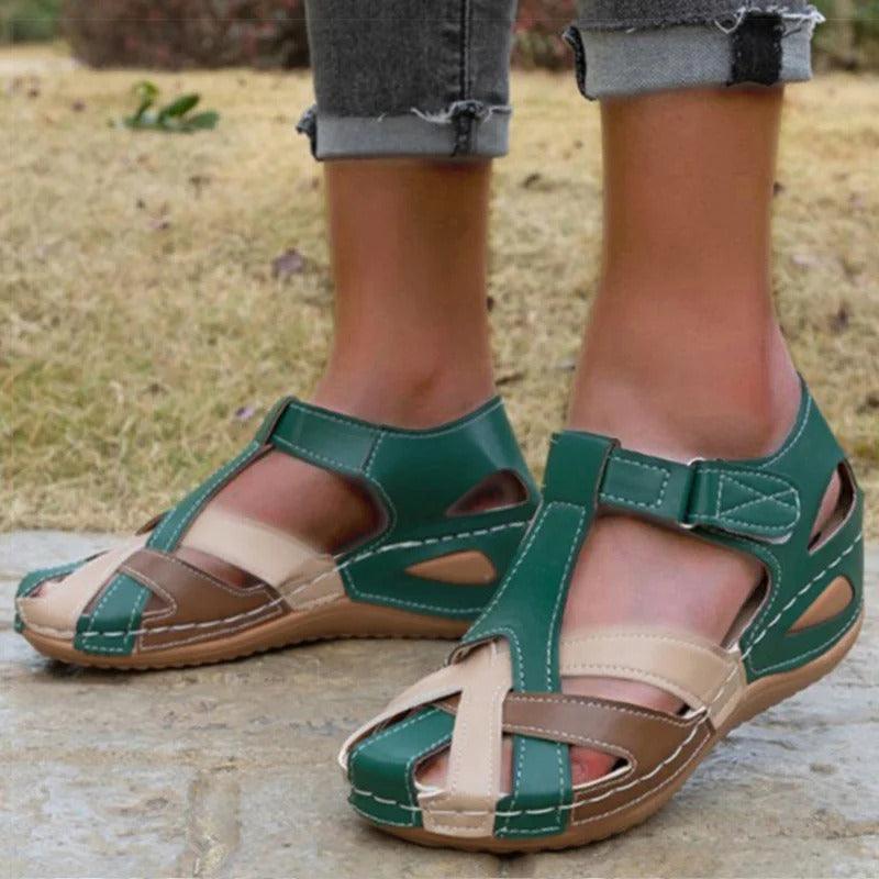 Edwina Sandals | Stylish Leather Summer Sandals