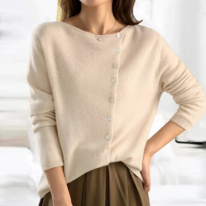 Buttoned sweater for women